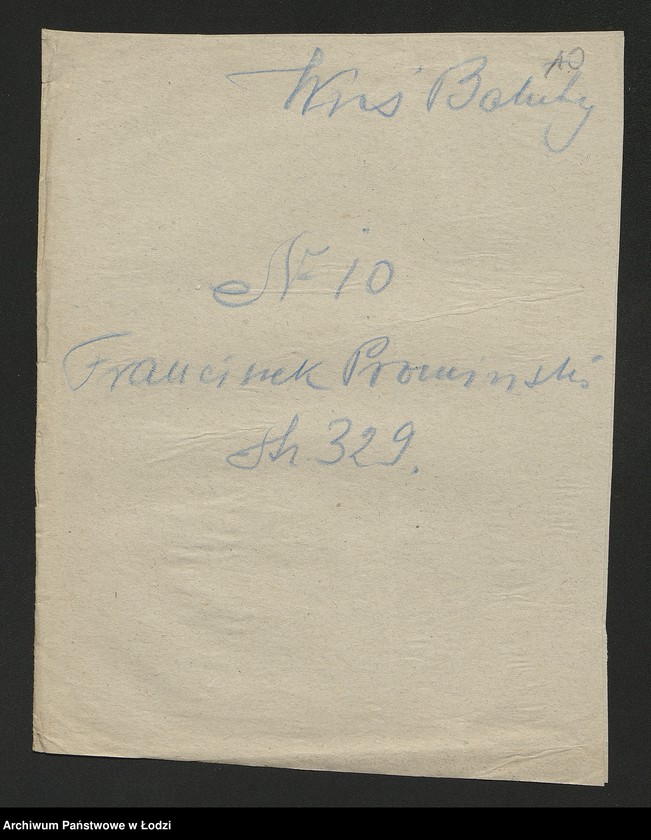 Obraz 12 z jednostki "Dowody metrykalne stałych mieszkańców wsi Bałuty nr domu 9-17"