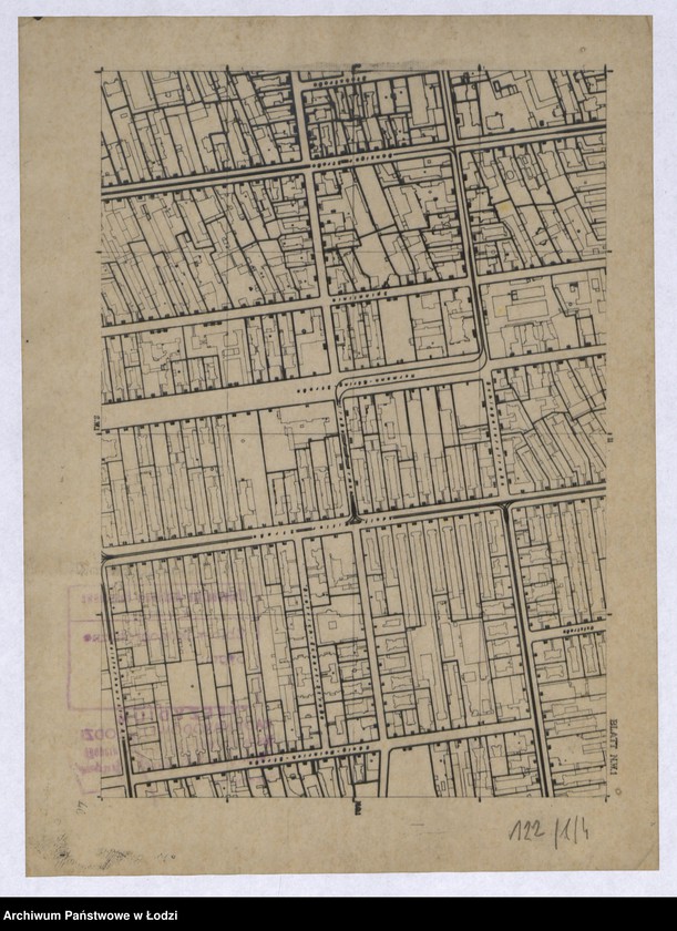 Obraz 7 z jednostki "Plan miasta Łodzi Sekcja NW 1"