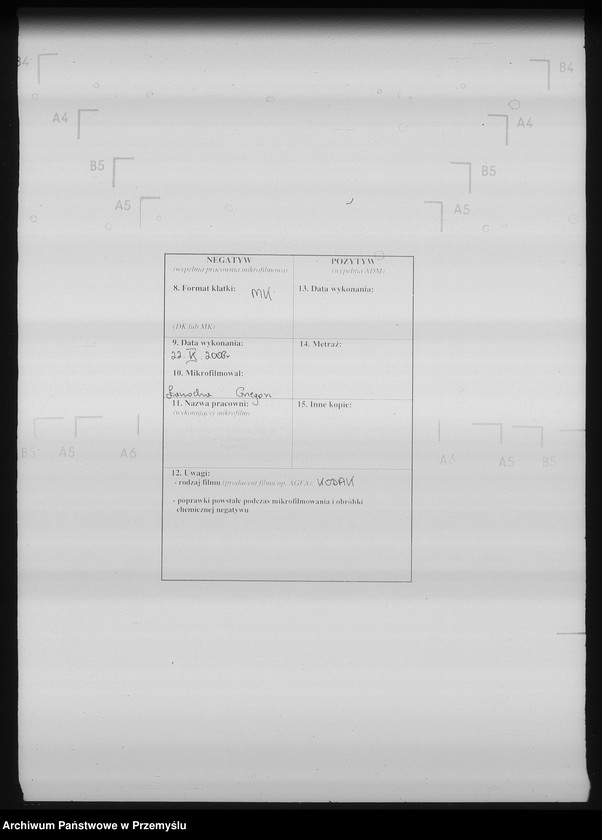 Obraz 3 z jednostki "[Kopie ksiąg metrykalnych parafii Bełz z filiami Prusinów, Tuszków, Witków (dekanat Bełz)]"