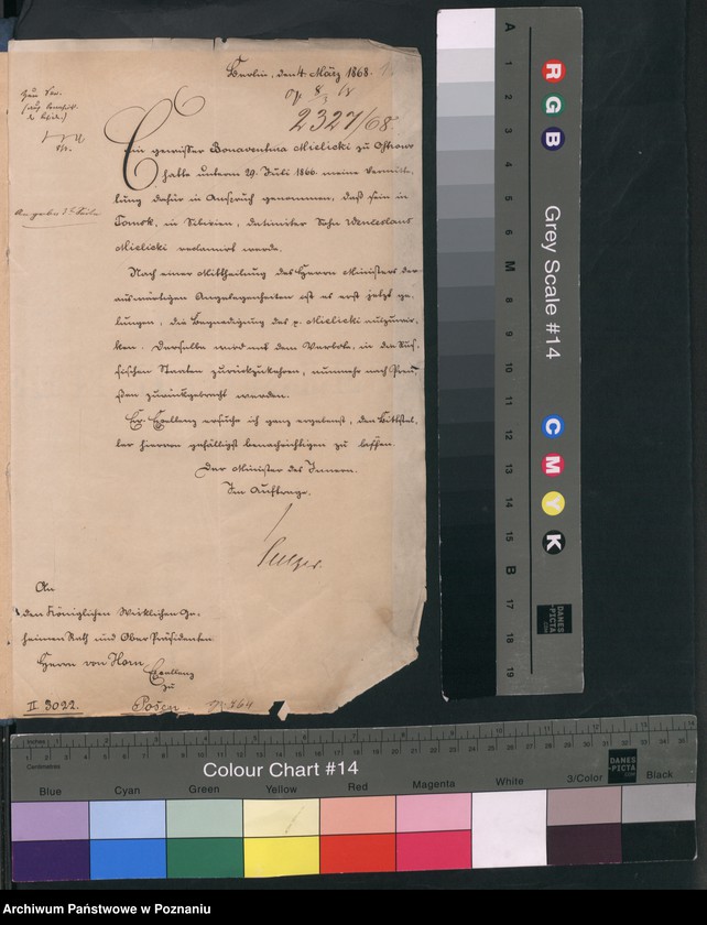 image.from.unit.number "Die aus Anlass der pollnischen Insurrektion stattgefundene Uebertritt polnischer und diesseitiger Untertanen."