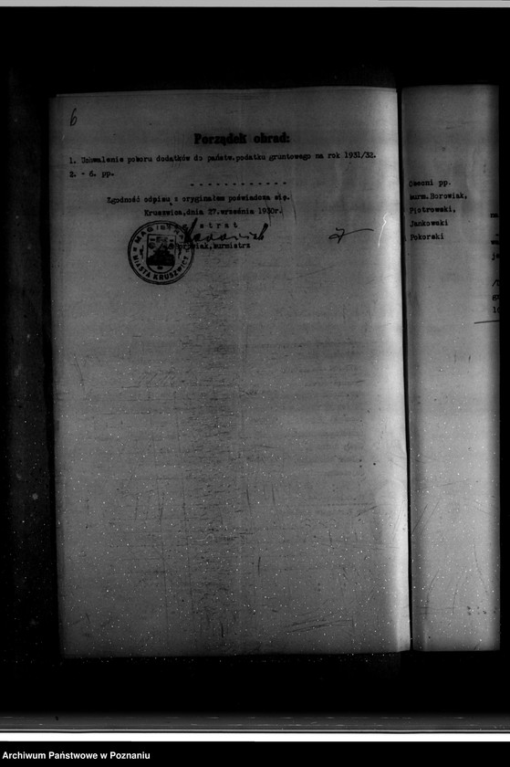 Obraz 10 z jednostki "Miasto Kruszwica Podatki komunalne /Ustawa z dnia 11.8.1923 r. Dz. U nr 94/"