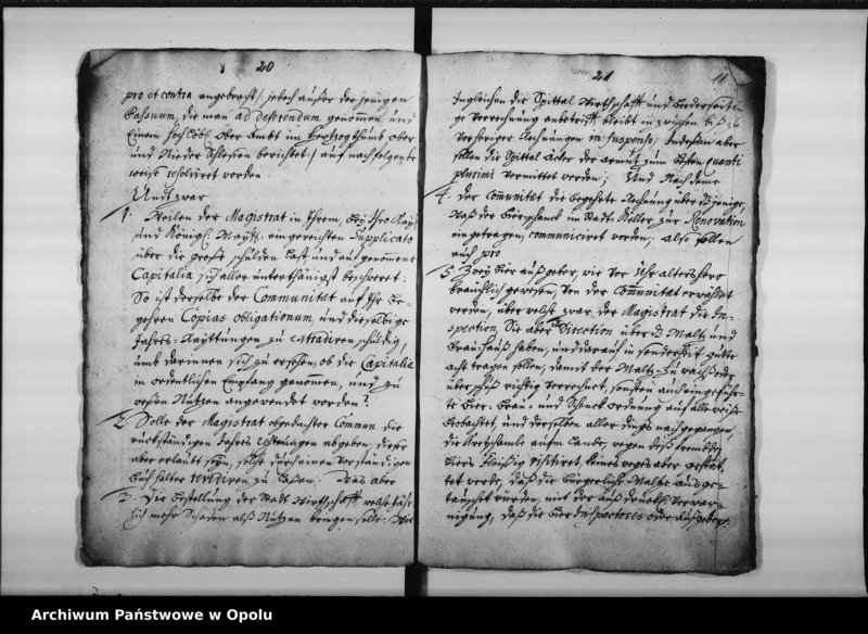 Obraz 15 z jednostki "[Księga protokołów (odpisy) prywatnego zbioru Franciszka Ignacego Kuffki w Opolu. Tom I. 1719 - 1722]"