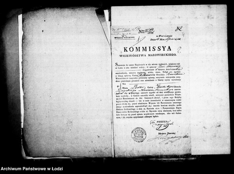 Obraz 9 z jednostki "Akta zawierające świadectwa przesiedleń"