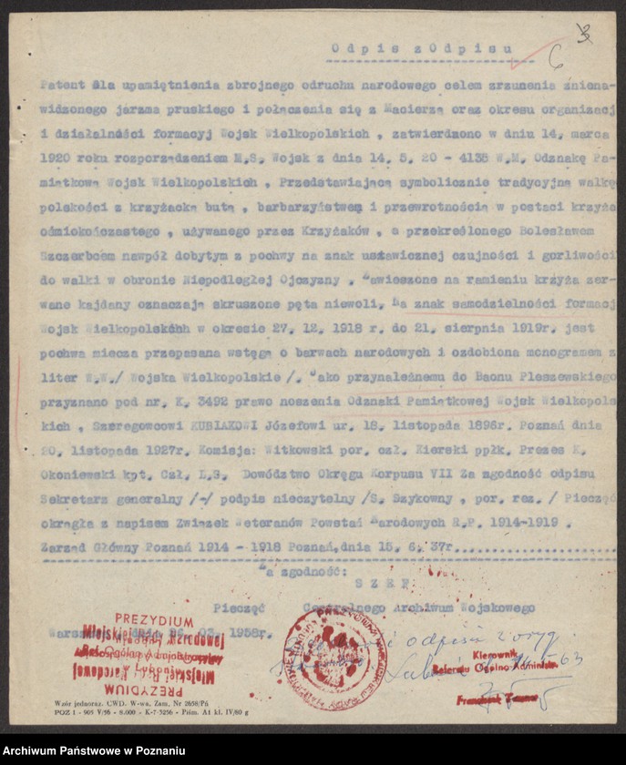 Obraz 19 z jednostki "Życiorysy powstańców wielkopolskich: K - tom Xlll /Kubiak Józef - Kujawa Ignacy/."