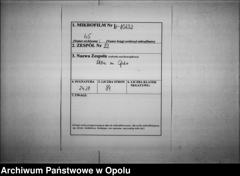 Obraz 2 z jednostki "Acta des Magistrats zu Oppeln betreffend: die Ertheilung von Concessionen an jüdische Privatlehrer de Anno 1842"