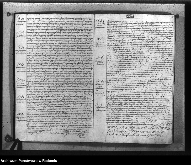 image.from.unit.number "Duplikat akt religijno cywilnych parafii Głowaczów na rok 1834"