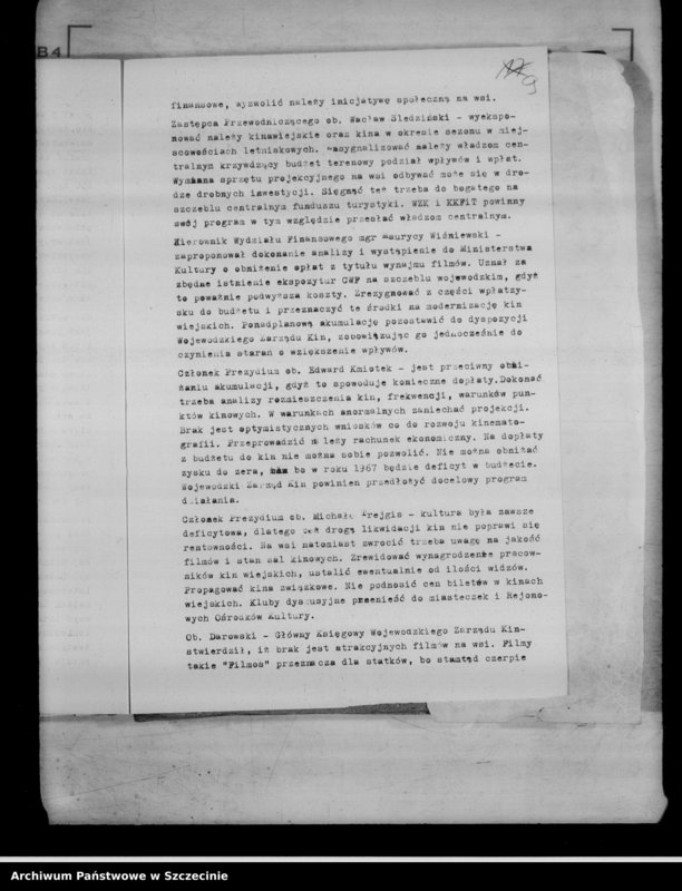 Obraz 13 z jednostki "Protokół posiedzenia Prezydium Wojewódzkiej Rady Narodowej nr 15, miesiąc kwiecień"