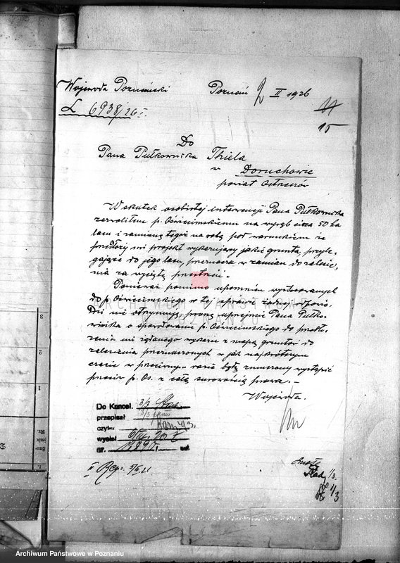 Obraz 20 z jednostki "Nadzór nad gospodarką w lasach majętności Oświęcim powiat kępiński"