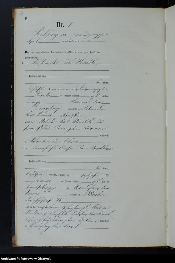 image.from.unit.number "Heiraths-Neben-Register Nr 1 - 29"