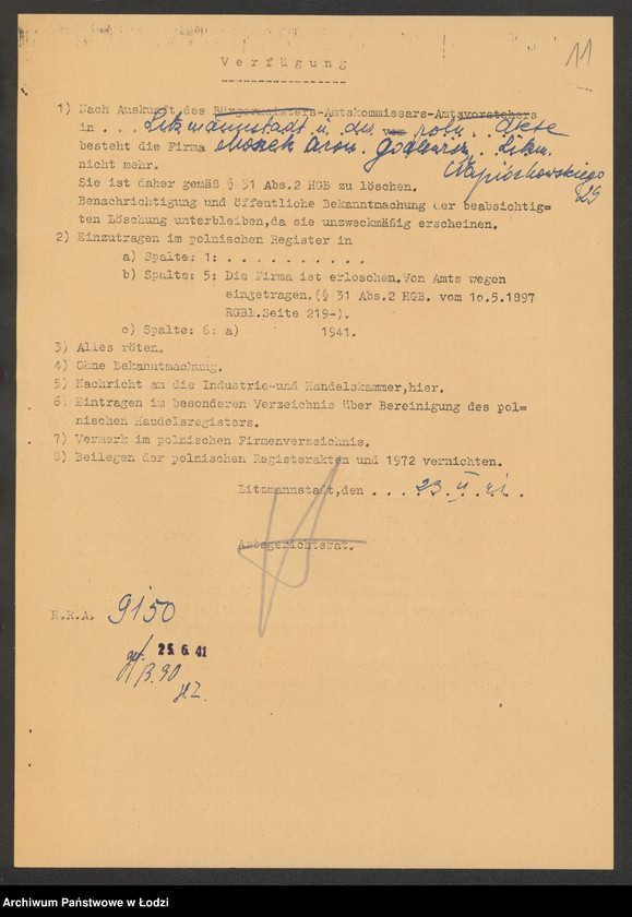 Obraz 13 z jednostki "Moszek Aron Godlewicz – sklep kolonialno-spożywczy"