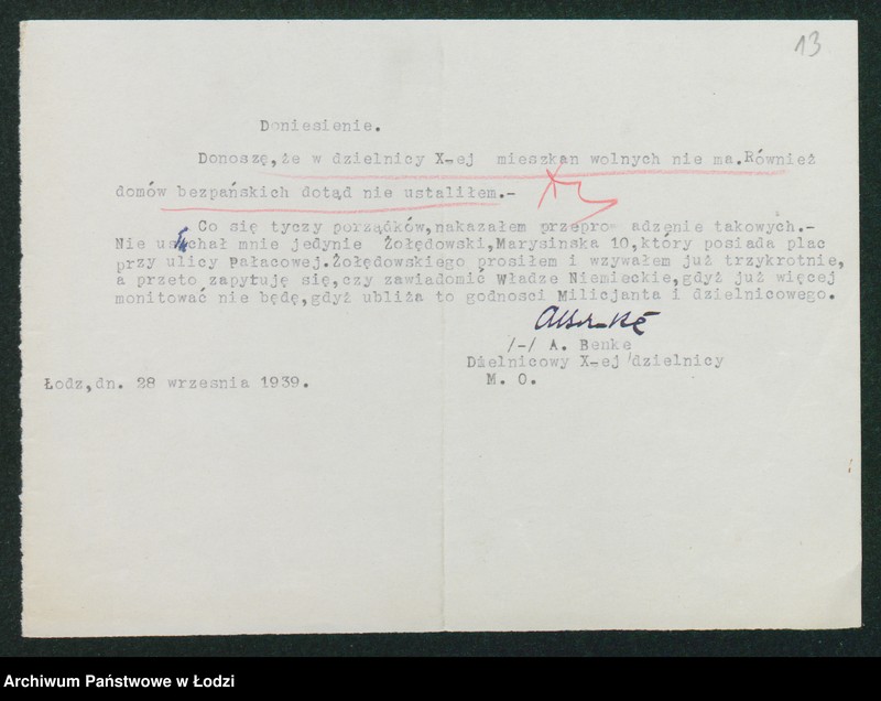 Obraz 15 z jednostki "[Akta III-go Komisariatu Milicji Obywatelskiej - spisy wolnych lokali, rowerów i motocykli]"