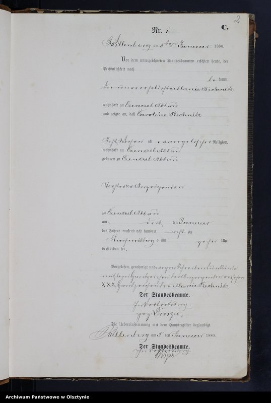 Obraz z jednostki "Sterbe-Neben-Register Nr 1 - 148"