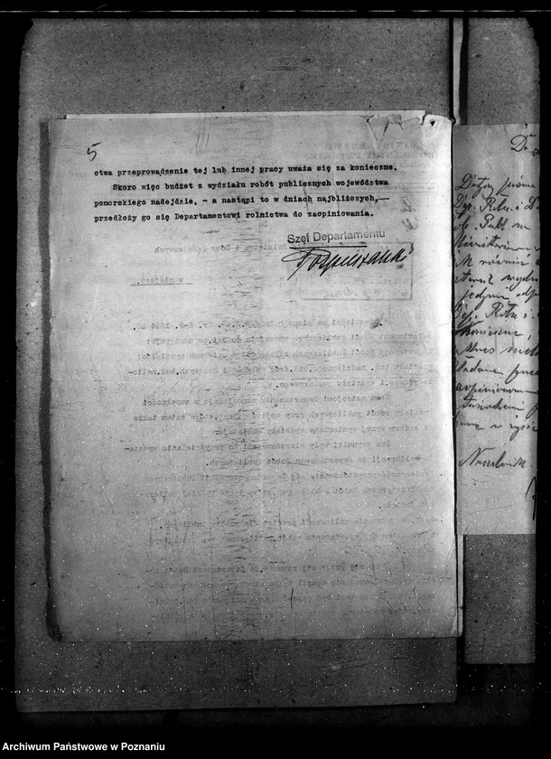 Obraz 10 z jednostki "Sprawy szczegółowo-- administracyjne. Melioracje rolne i torf."