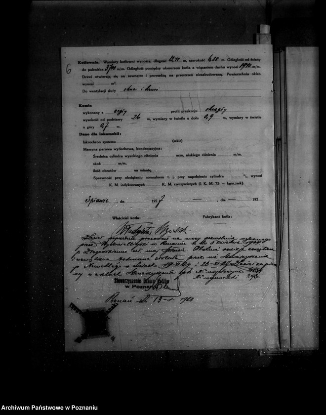 Obraz 10 z jednostki "Gorzelnia rolnicza w Spławiu powiat poznański hr. Mycielski nr woj. 298"