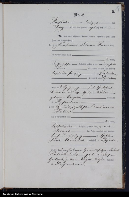 image.from.unit.number "Heiraths-Haupt-Register Nr 1 - 27"