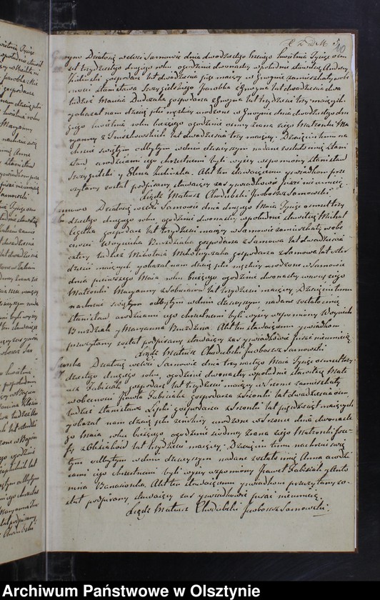 image.from.unit.number "Akta Urodzonych Zmarłych Zaślubionych w parafii Sarnowskiey w roku 1832"