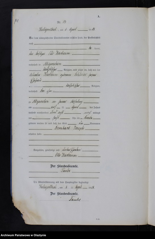 image.from.unit.number "Geburts-Neben-Register Nr 1 - 51"