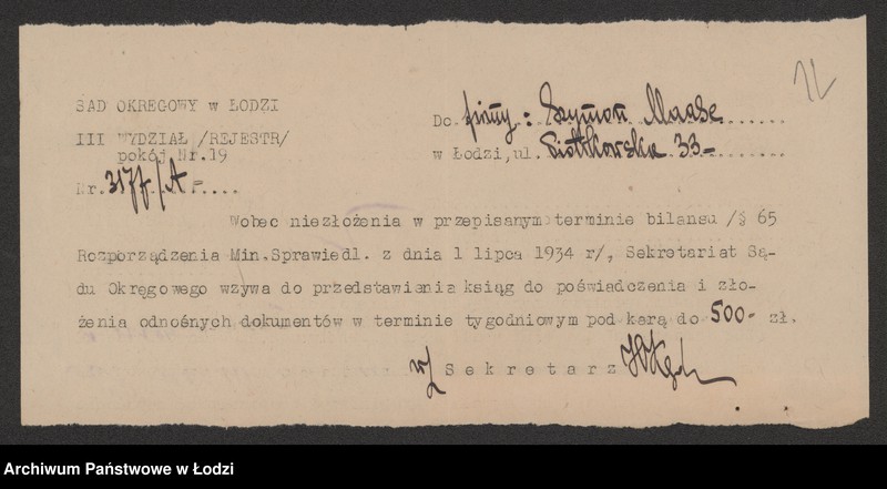 Obraz 14 z jednostki "Szymon Maase- sprzedaż gotowej garderoby"