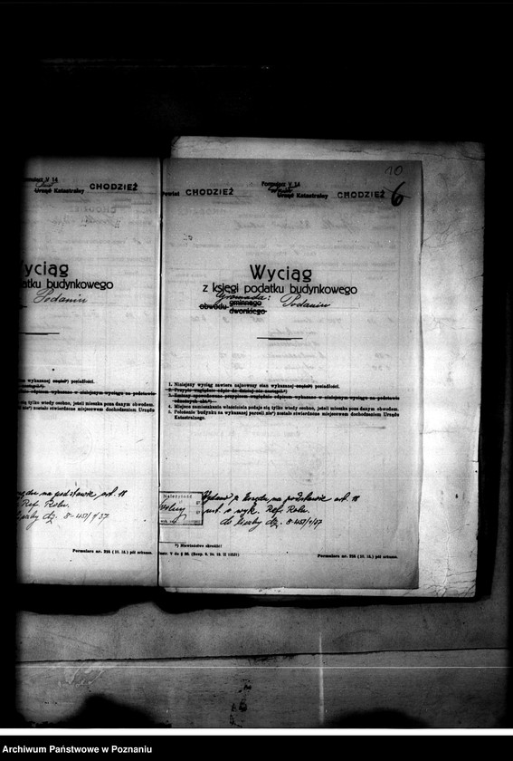 Obraz 12 z jednostki "Przymusowy wykup majątku Podanin powiat chodzieski"