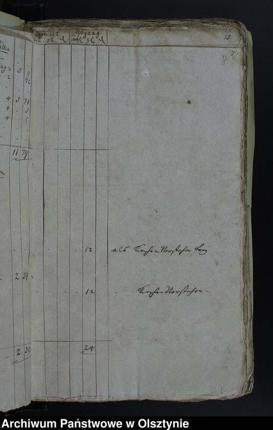 image.from.unit.number "Jahr Kirchen Rechnung der Waltersdorfschen Kirche aller Einnahme und Ausgabe wie auch Bau-Rechnung"