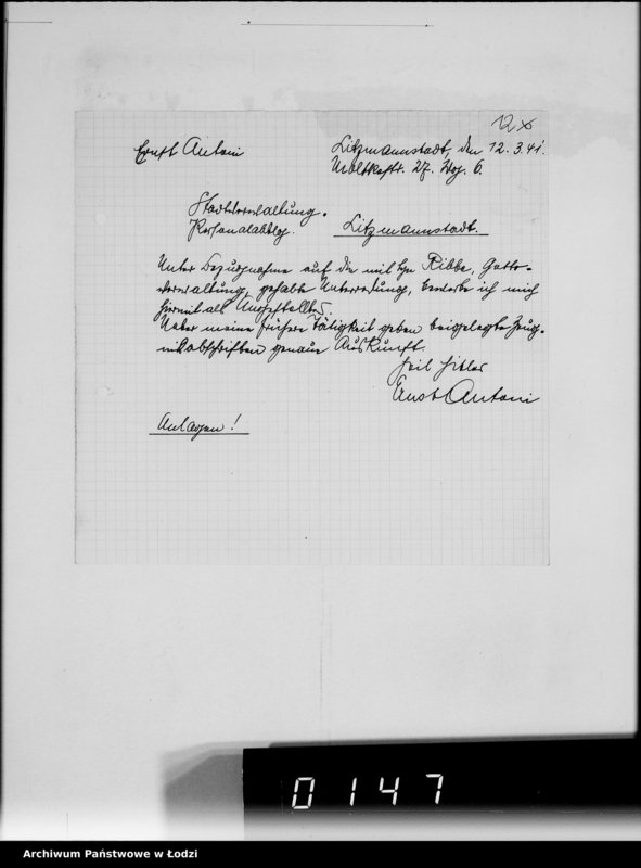 Obraz 17 z jednostki "Ausgeschiedene Angestellte. Lit.A-D"