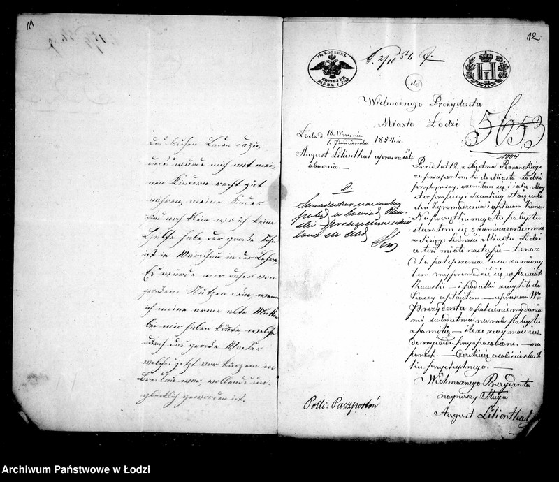 Obraz 12 z jednostki "Akta w przedmiocie paszportów"