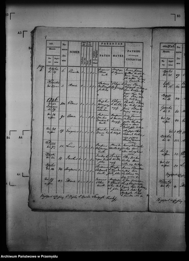 image.from.unit.number "[Kopie ksiąg metrykalnych parafii Zawadka z filią Kamionka (dekanat Jaśliska)]"