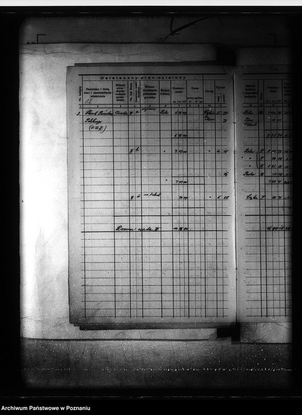 Obraz 16 z jednostki "Ostateczny rejestr pomiarowy Dąbrówki Nowej powiat bydgoski"