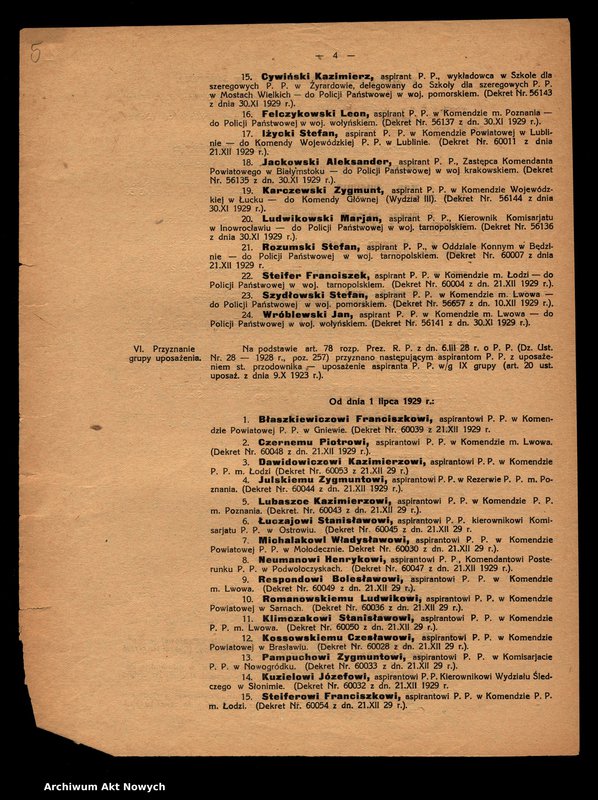 image.from.unit.number "[Rozkazy Komendanta Głównego Policji Państwowej.]"