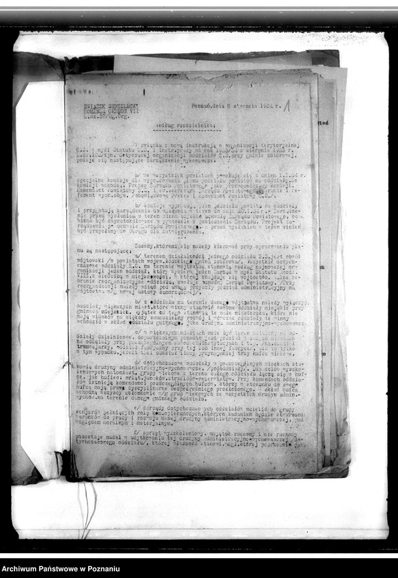 Obraz 5 z jednostki "Reorganizacja oddziałów gminnych Związku Strzeleckiego - okólniki, korespondencja, protokoły zebrań"