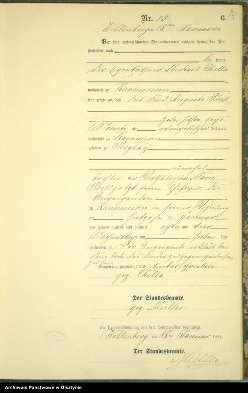 image.from.unit.number "Sterbe-Neben-Register Nr 1 - 190"