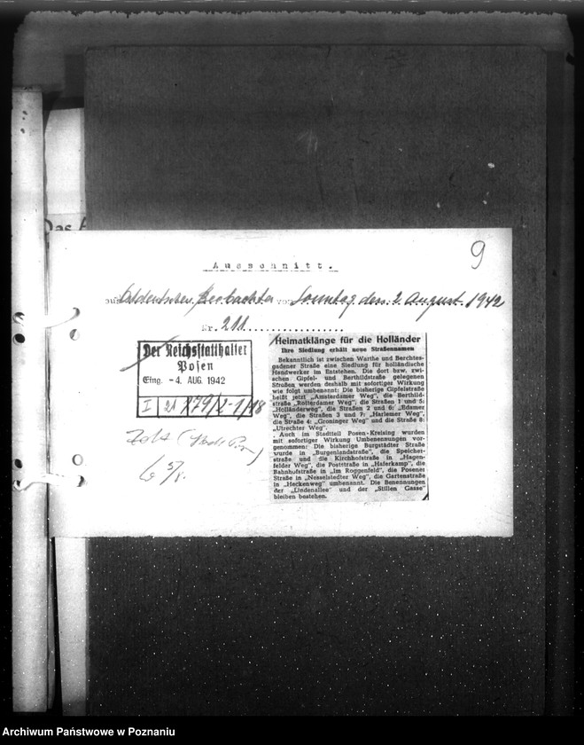 Obraz 13 z jednostki "Wycinki prasowe dotyczące Kraju Warty"