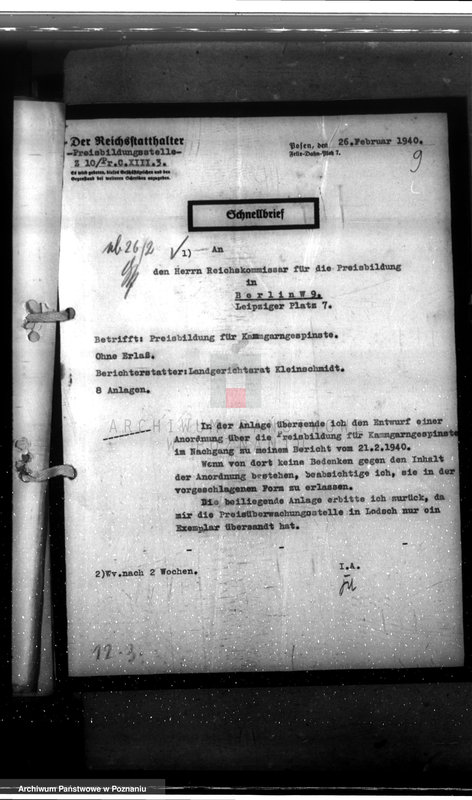 Obraz 13 z jednostki "Preisbildung und Überwachung der Spinnstoffwirtschaft"