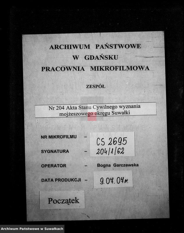 image.from.unit.number "[Akt urodzeń, małżeństw i zgonów wyznania mojżeszowego okręgu bożniczego w Suwałkach]"