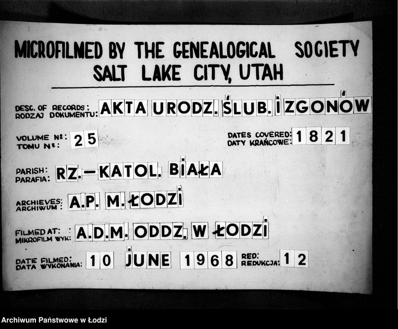 image.from.unit.number "Akta urodzeń, małżeństw i zgonów"