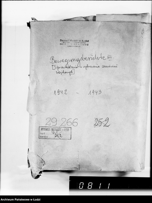 Obraz 4 z jednostki "Bewegungsberichte VIII. [Sprawozdania z wykonania zamówień wojskowych]"
