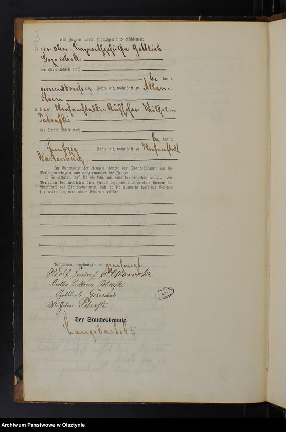image.from.unit.number "Heiraths-Haupt-Register Nr 1"