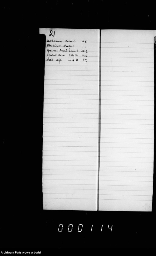 Obraz 6 z jednostki "Skorowidz rekursów w sprawach składek gminy za 1926 r."