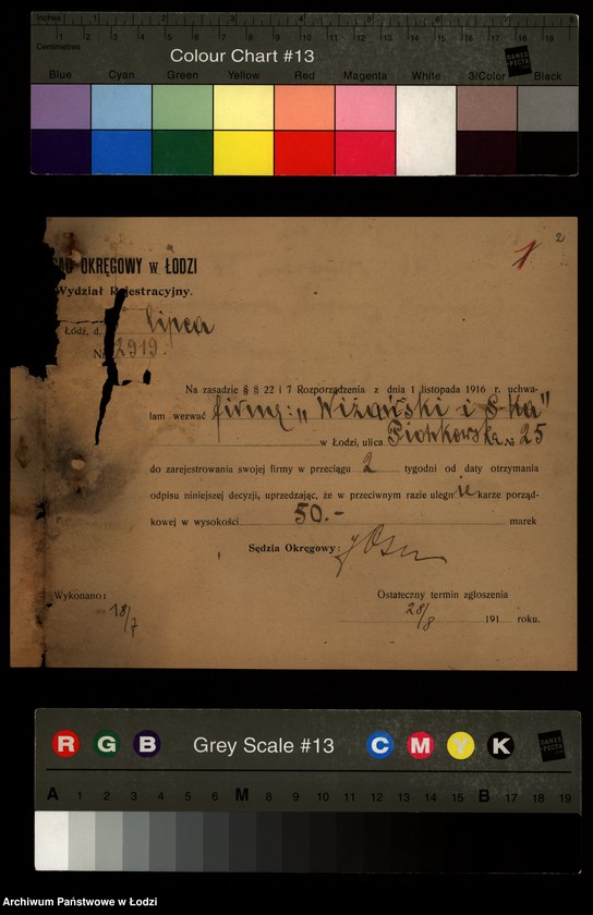 Obraz 4 z jednostki "„Bracia Szmuszkowicz”- sprzedaż i fabrykacja towarów manufakturowych"