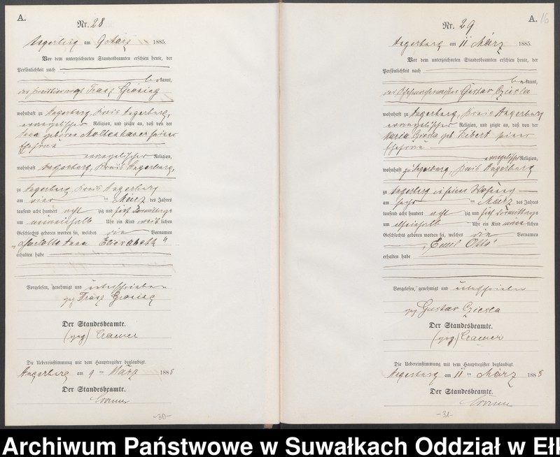 image.from.unit.number "Geburts-Neben-Register des Preussischen Standes-Amtes Angerburg Kreis Angerburg"