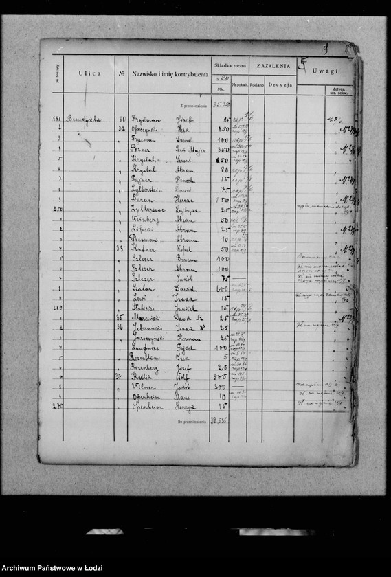 Obraz 12 z jednostki "Rejestr poborczy"