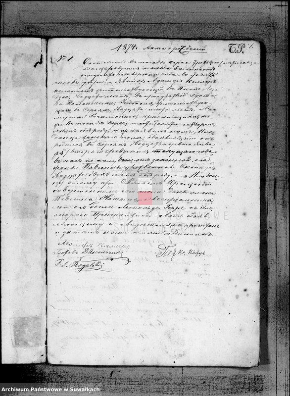 image.from.unit.number "Kniga duplikat k zapisyvanju aktov o rodivšichsja, brakosočetavšichsja i umeršich Serejskogo Evangeličesko-Augsurskogo Prichoda za 1874 god"