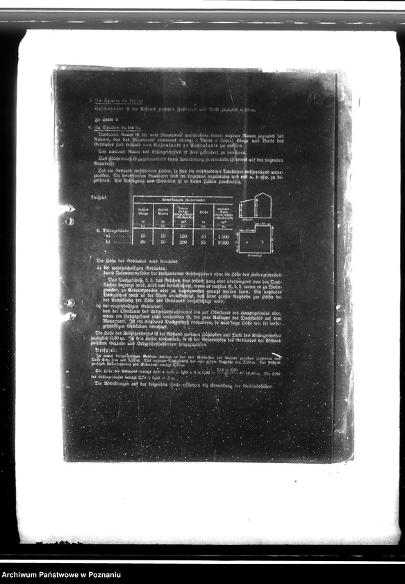 Obraz 16 z jednostki "Bewerkung bebauter Grundstücke in den eingegliederten Ostgebieten"