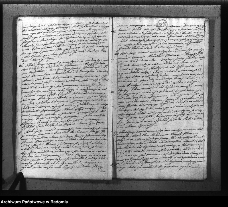 image.from.unit.number "Księga akt cywilnych gminy Głowaczew na rok 1818"