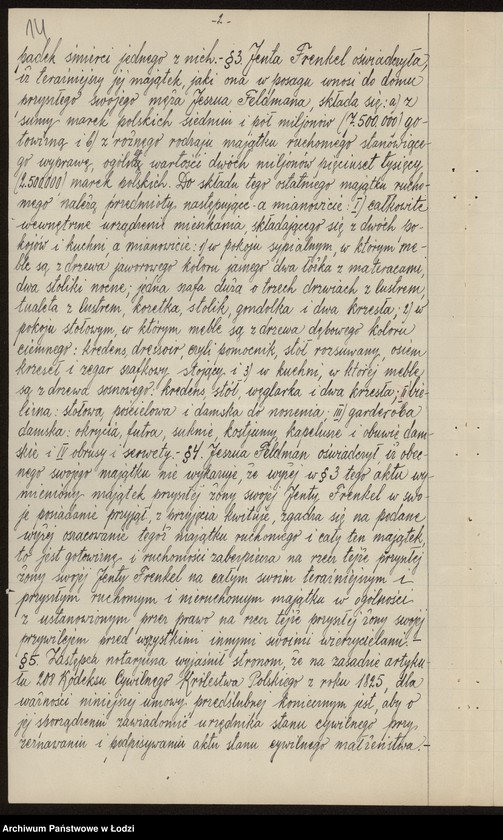 Obraz 16 z jednostki "Jeszna i Mosiek bracia Feldman- sprzedaż manufaktury"