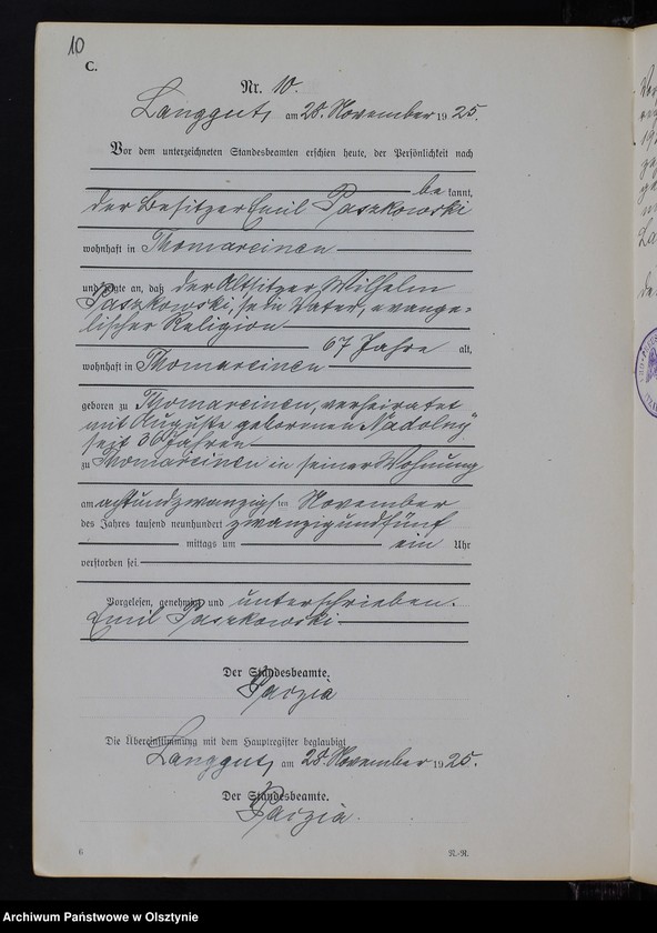 image.from.unit.number "Sterbe-Neben-Register Nr 1 - 10"