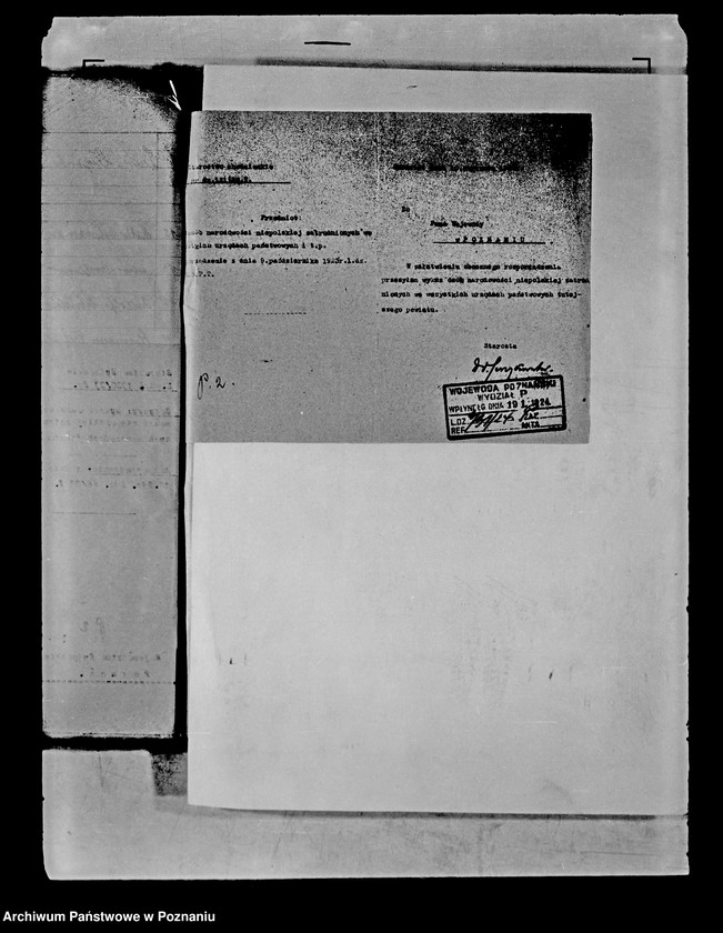 Obraz 19 z jednostki "Wykazy osób narodowości niepolskiej zatrudnionych w urzędach państwowych"