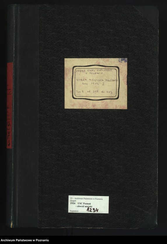 Obraz 2 z jednostki "Księga miejscowa małżeństw tom II [Rejestr główny małżeństw]"