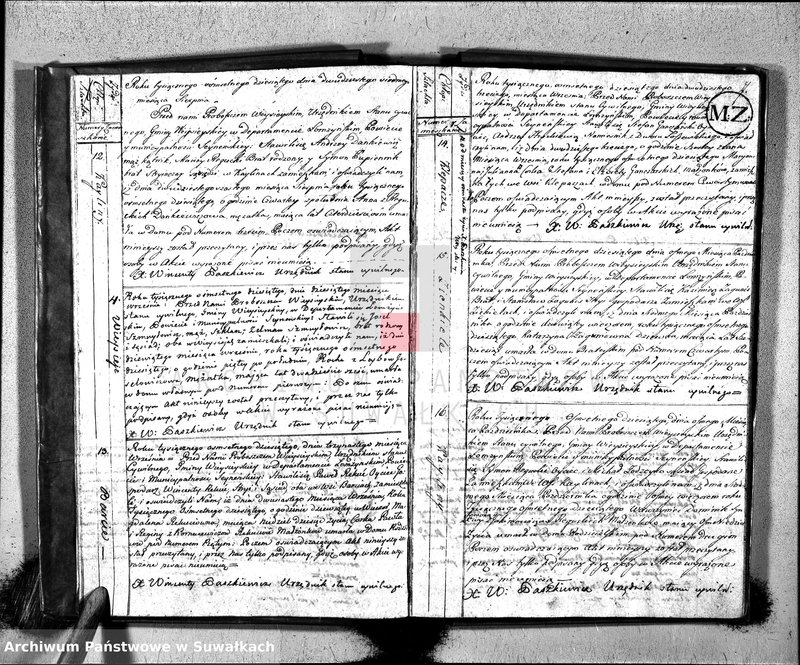 image.from.unit.number "Akta zeszłych gminy wieysieyskiey od 1-go maja 1810"