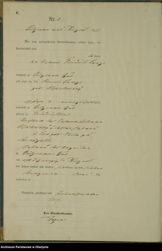 image.from.unit.number "Sterbe-Haupt-Register Nr 1 - 11"